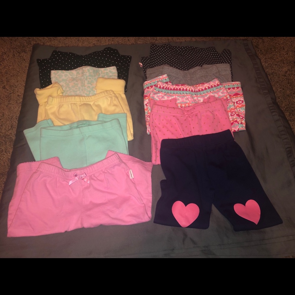 Baby Girl Leggings/Pants Lot